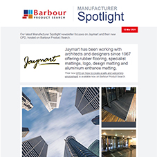 Our latest Manufacturer Spotlight newsletter focuses on Jaymart and their new CPD, hosted on Barbour Product Search.